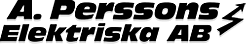 A. Perssons Elektriska AB Logotyp